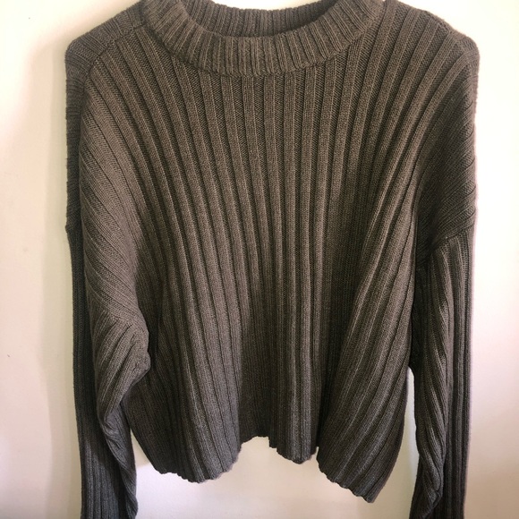 Army Green American Eagle Sweater - Picture 4 of 4